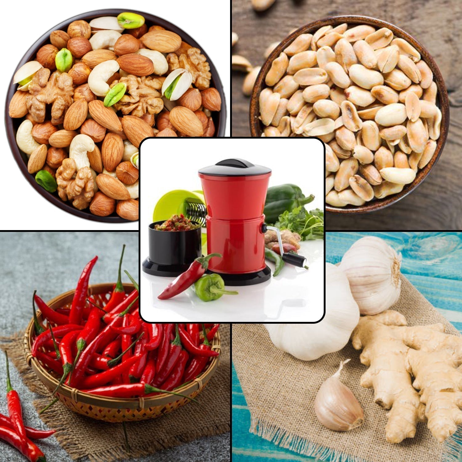 Sharp blade chilly grinder tool designed for effective cutting Sharp blade chilly grinder tool designed for effective cutting